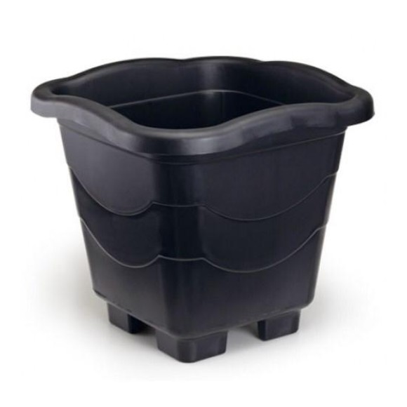 VASO QUADRADO MEDIO PRETO 5,5 L