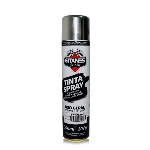 TINTA SPRAY CROMADO GITANES 300 ML