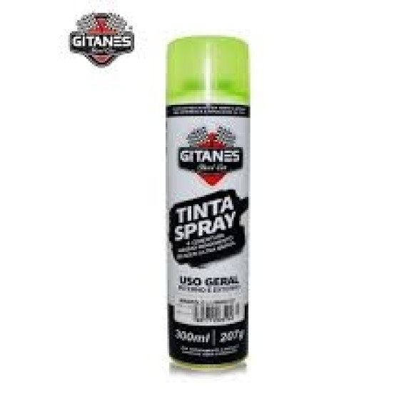 TINTA SPRAY AMARELO LUMINOSO GITANES 300 ML