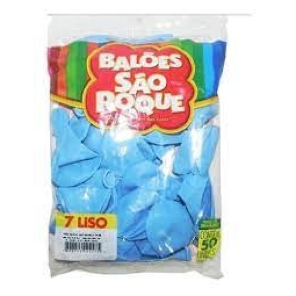 BALAO 7'' AZUL BABY S. ROQUE C/50